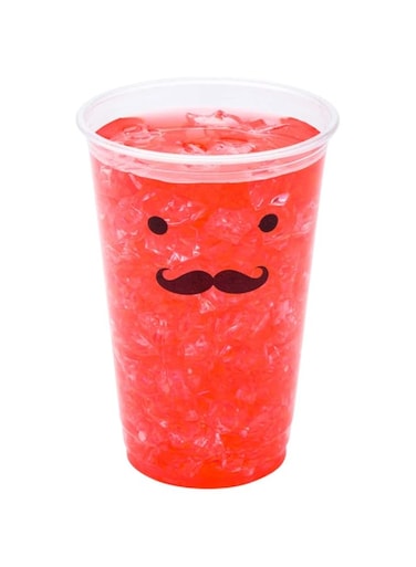 Restaurantware Visage 16 Oz Clear Plastic Cup - MonsiEUr 3 3/4" X 5 1/4" 100 Count Box
