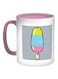 Ice Cream Printed Coffee Mug Pink/White/Blue 11ounce