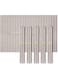 Story at Home PVC Dining Table Kitchen Placemats, 45 x 30 cm - 6 Pieces, Multi-Colour