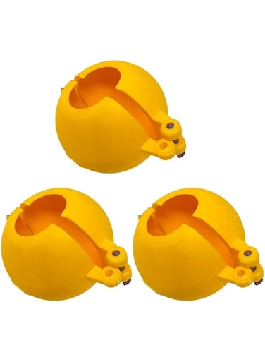 Garden Of Arts Ladoo Maker Mold Plastic Set of 3 in three sizes 1,2 and 3 No. Ladu maker mould sancha for Ganpati Diwali Janmashtmi and Other Festival for Indian Mithai