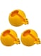 Garden Of Arts Ladoo Maker Mold Plastic Set of 3 in three sizes 1,2 and 3 No. Ladu maker mould sancha for Ganpati Diwali Janmashtmi and Other Festival for Indian Mithai