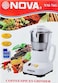 Nova 800-Watt Multi-Functional Coffee &amp; Spices Grinder NM-76G &ndash; Powerful Stainless Steel Blades, Multiple Speed Settings, Secure Lid Lock, Easy-to-Clean &ndash; Ideal for Coffee Beans, Spices, Nuts