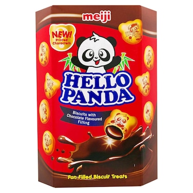 Meiji Hello Panda Biscuit with Chocolate Flavour Filling, 376g