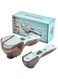 Tools Plastic Adjustable Scale Measuring Spoon Set