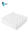 Portable 24-compartment Underwear and Socks Storage Box - Washable Polyester, Foldable Drawer-divided Storage Box for Storing Socks, Bras, Handkerchiefs, Ties, and Belts (White)