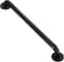 Shower Grab Bar, 24 Inch Black Bathroom Grab Bar, 1.25" Diameter Stainless Steel Anti-Slip Grab Bars for Bathtubs and Showers, Handicap Shower Grab Bar for Seniors Elderly