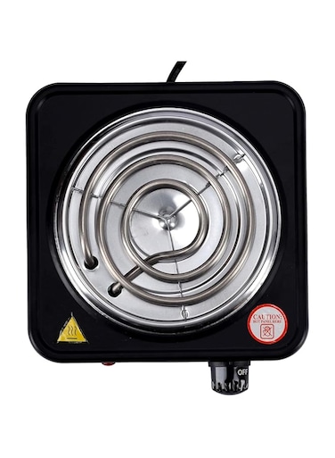 Olsenmark OMHP2278 Single Burner Electric Hot Plate, 1000W - Plate Diameter 185 mm - Variable Heat Settings - Overheat Protection - Light Indicator - Auto-Thermostat Control