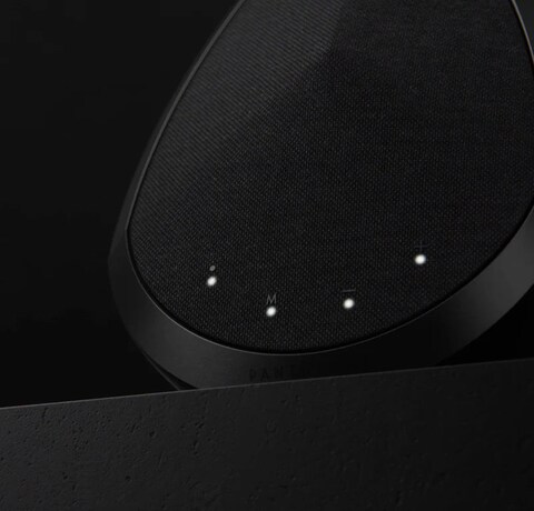 Pantheone - Obsidian - Compact Wireless Speaker - Portable Multiroom Speaker - Multiroom (Black)