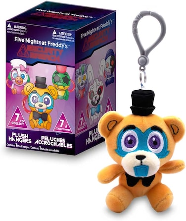 Five Nights at Freddy's Security Breach Plush Backpack Hangers Random 1 Piece