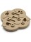 Outward Hound Nina Ottosson Dog Hide N&#39; Slide Tan Interactive Treat Puzzle Dog Toy