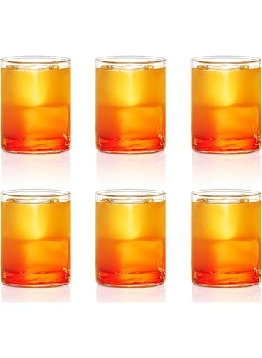 6-Piece Vision Juice Glass Set Clear