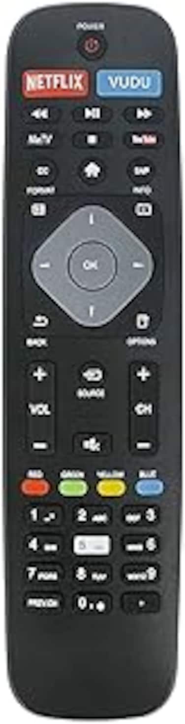 New NH500UP Replacement Remote Control fit for Philips LCD LED TV 32PFL4902 32PFL4902/F7 40PFL4901 40PFL4901/F7 43PFL4901 43PFL4901/F7 43PFL4902 43PFL4902/F7 43PFL5602 43PFL5603 43PFL5703 50PFL4901