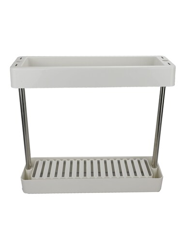 Bathspace Adhesive Shower Shelf Organizer Shelves Shower Organizer For Bathspace &amp; Kitchen Storage Kitchen Adjustable Storage Organizer Multipurpose Rack Space Saving Storage Rack For Kitchen
