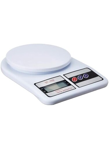 Dubai Gallery Electronic Kitchen Weighing Scale White AMZ-N29902849A