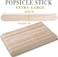 150 Pcs Craft Sticks Ice Cream Sticks,6" x 3/4" Sticks Natural Wood Popsicle Craft Sticks Treat Sticks Ice Pop Sticks for DIY Crafts
