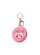 MOBCOS Mini Pouch Keychain &ndash; Cute Round Zipper Coin Purse &amp; Multipurpose Mini Storage Bag with Keyring for Coins, Cash, Keys and Small Essentials   Pink Rabbit