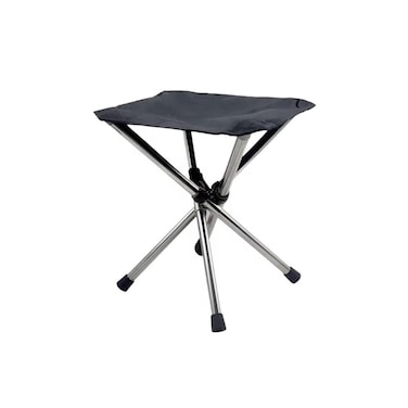 Portable Stainless Steel Telescopic Folding Stool, Lightweight Outdoor Camping &amp; Fishing Chair