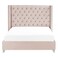 Chelsea Tufted Upholstered Queen Size Bed (160 X 200 CM) Pink Color