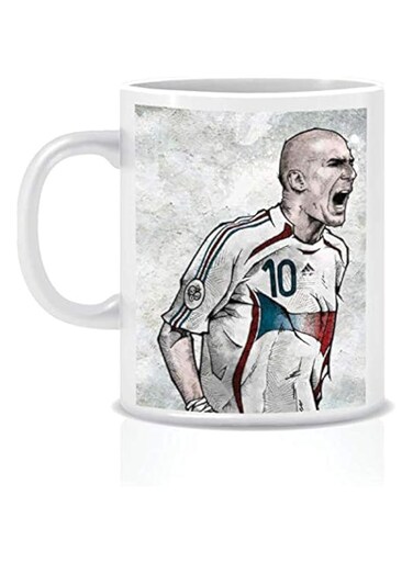 papeyone zidane White Ceramic Mug