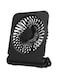 NALACAL Small Desk Fan, with Strong Airflow &amp; Quiet Operation, Rechargeable Desk Fan, 4 Speeds, Fully Foldable Table Fan, USB C Desktop Fan, Travel Fans for Holiday Portable Strong Wind, Black