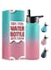 S2C Kids Water Bottle with Straw Lid &ndash; 550ml Stainless Steel, Double Wall Insulated, BPA-Free, Leak-Proof Bottle for School &amp; Toddlers (BUBBLE GUM)