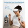Eye Massager with Heat, Heated Eye Mask with Bluetooth Music for Migraine, Eye Care Face Massager, Relax Eye Strain Dark Circle Eye Bags Dry Eye, Ideal Birthday Gift