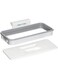 Dubai Gallery Hanging Trash Bag Holder With Lid White/Grey 5X20Centimeter