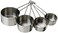 Update International Stainless Steel Measuring Cups, One Size, Silver