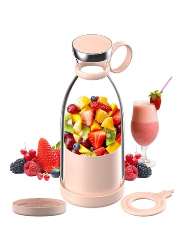 380ml Portable Electric Fresh Juice Blender Cup Built-in Battery Wireless Charging Outdoor Mini Fresh Fruit Juicing Machine
