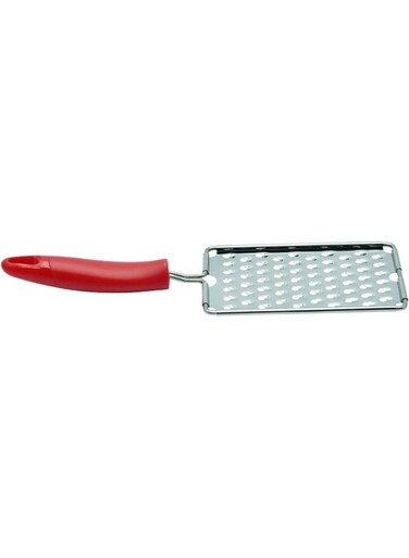 Stainless Steel Grater in Red Handle Silver/Red 29cm