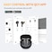 QCY AilyBuds Pro+ Wireless Earbuds, LDAC Hi-Res Sound Bluetooth Earphones, Adaptive Noise Canceling Earbuds, 30H Playtime, Multipoint Connection, 6 Mics ENC Calls, App Customize EQ