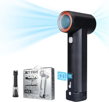 KiCA Jet Fan MAX Car Dryer Air Blower   85000 RPM   205MPH Wind Speed   785W Motor