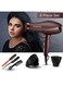 6-Piece Professional Hair Dryer Set ,1800W Brown/Black 250ml