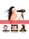 6-Piece Professional Hair Dryer Set ,1800W Brown/Black 250ml