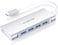 LENTION USB C Hub with 4 USB 3.0 Ports and Type C Charging Compatible 2025-2016 MacBook Pro 13/14/15/16, New Mac Air, Surface Book 3/Go, Chromebook, More, Stable Driver Adapter (CB-C31, Silver)