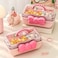 Cute Girls Hair Accessories Storage Box Bow Switch Organizer Box Jewelry Box, Plastic Hair Ties Holder Hair Clips Container Headbands Organizer Gift for Baby Girls Multipurpose Organizer Pink