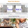 Inkbird Smart Thermometer Temperature and Humidity Monitor Hygrometer Indoor, Free APP for iOS and Android, IBS-TH2 Plus Version Supports External Temperature Probe and Digital Display
