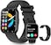 PEJE Smart Watches For Men,1.83" Display,Prayer Alerts,Arabic Support,Bluetooth Calls,1ATM Waterproof,Spo2/Hr/Sleep Tracking,123+ Sports Modes,7-Day Battery (280mah),Ios/Android. (Black)