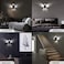 Wall-Mounted Bald Eagle Night Light with Remote Control &ndash; American Eagle Lamp for Bedroom, Living Room, or Hallway, Battery Operated &amp; Rechargeable