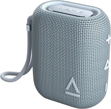 Creative MUVO Flex Portable Waterproof Bluetooth 5.3 Speaker with Auracast, Up to 10 Hours of Battery Life, IP67 Waterproof, and Powerful Bass Performance (Grey)