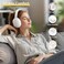 QCY H3 LITE Wireless Over Ear Bluetooth Headphones, Active Noise Cancelling Headphones, 60H Playtime, MutiPoint Connection, Bluetooth 5.3 Headsets for Travel, Home Office(White)