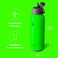 bottlebottle BOTTLE BOTTLE 40 oz sports water bottle stainless steel insulated water bottle with straw and pills holder (lime green)