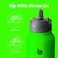 bottlebottle BOTTLE BOTTLE 40 oz sports water bottle stainless steel insulated water bottle with straw and pills holder (lime green)