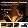 Baytion Book Reading Light with Bookmarks, USB Rechargeable Book Light for Reading at Night in Bed,3 Color Modes &amp; Stepless Dimming, 360&deg; Adjustable, Portable Clip-on Book Lamp for Kids Travel-Black
