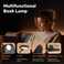 Baytion Book Reading Light with Bookmarks, USB Rechargeable Book Light for Reading at Night in Bed,3 Color Modes &amp; Stepless Dimming, 360&deg; Adjustable, Portable Clip-on Book Lamp for Kids Travel-Black
