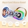 JYX Mini Karaoke Machine for Kids Adults, Portable Bluetooth Speaker with 2 Wireless Microphones &amp; LED Lights for Home Party Gathering, Birthday Gifts for Girls Boys (15W)