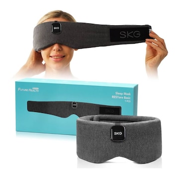 SKG Restore Pro Sleeping Mask   100% Light Cover, Soft Fabric, Ambient Music
