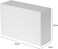 CRAFT MAGIC 1Pc Craft Foam Block - 12X8X4 Eps Polystyrene Blocks For Crafting, Modeling, Art Projects And Floral Arrangements Sculpting Diy School &amp; Home