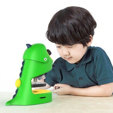 Dinox Scope Kid&rsquo;s Microscope Dinosaur for Age 5-12 Kids
