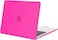MOSISO Compatible with MacBook Air 13 inch Case 2025 2024 2023 2022 Release M4 A3240 M3 A3113 M2 A2681, Protective Plastic Hard Shell Cover Compatible with MacBook Air 13.6 inch Case, Bright Rose
